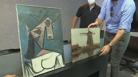 Stolen Picasso Mondrian Found In Dry Riverbed Near Athens Newz Cap