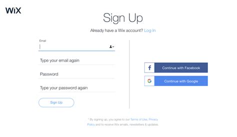 Return to basic info then account after that select bind and choose the bind moonton option. Signing Up for a Free Wix Account | Help Center | Wix.com ...