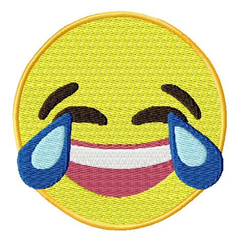 Laughing Emoji A Machine Embroidery Design For The Embroidery Machine