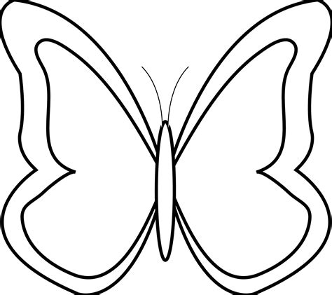 Best Butterfly Clipart Black And White 15174