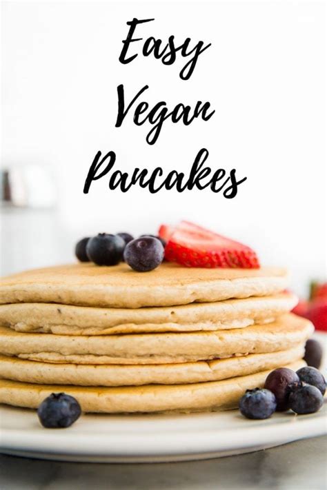 Vegan Pancakes Food With Feeling