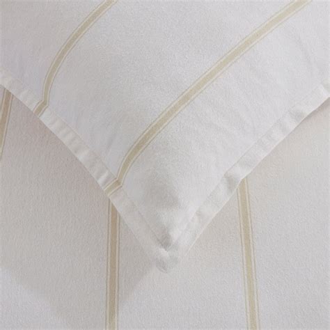 Copenhagen Brushed Cotton Duvet Cover And Pillowcase Set Natural Dusk