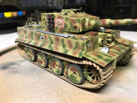 German Tiger I Mid Production Tank Plastic Model Military Vehicle
