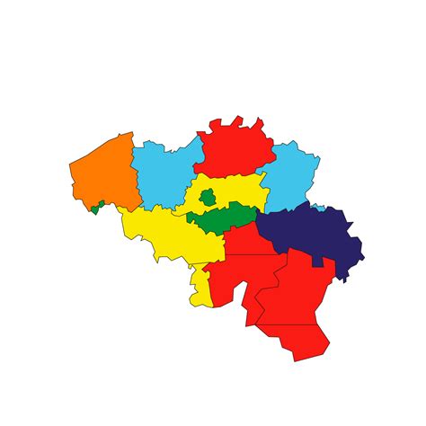 Landkaart België / P2F3 - Pleinplakkers