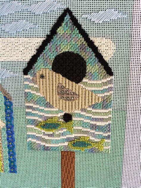 Beach Birdhouse 1 Canvas By Melissa Shirley Stitch Guide By Brenda