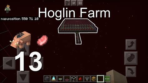 Minecraft Bedrock Tutorials13 How To Build A Hoglin Farm Youtube