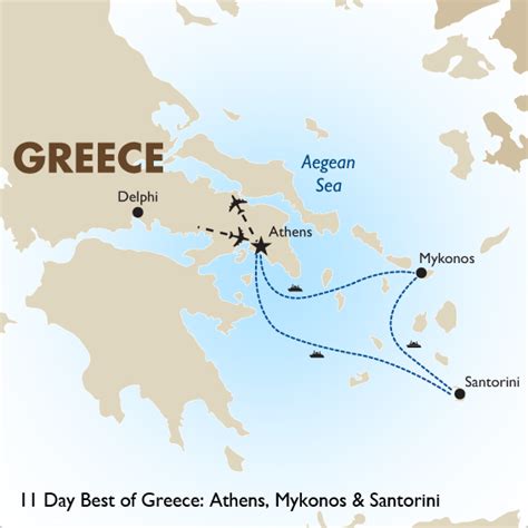 Best Of Greece Athens Mykonos And Santorini Cedez Travel Agency