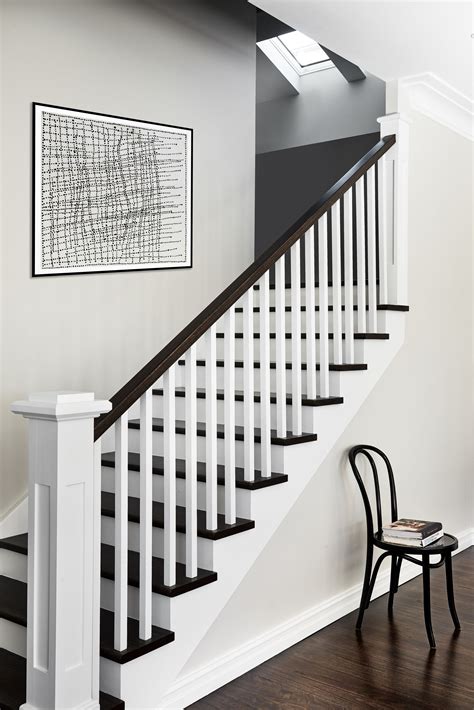 Painted Black Stair Railing Begrommento