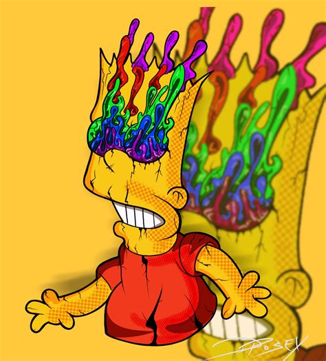 Trippy Bart Download Now Etsy