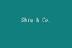 Accountant, lecturer, kerani akaun and more on indeed.com. Shiu & Co., Independent Auditor in Kota Kinabalu