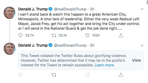 Twitter Labels Trump Tweet Says It Violates Platforms Rules Cnn Video