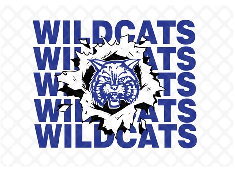 Wildcatswildcats Svgwildcats Logowildcats Mascotwildcats Cut File