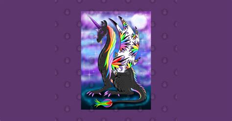 Rainbow Black Dragon Rainbow Dragon Pillow Teepublic