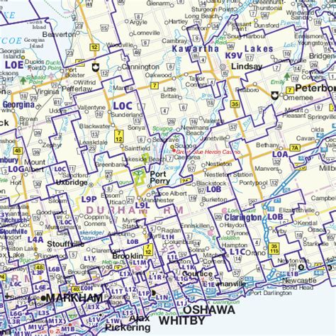 Ontario Postal Code Map Printable Printable Map Of The United States