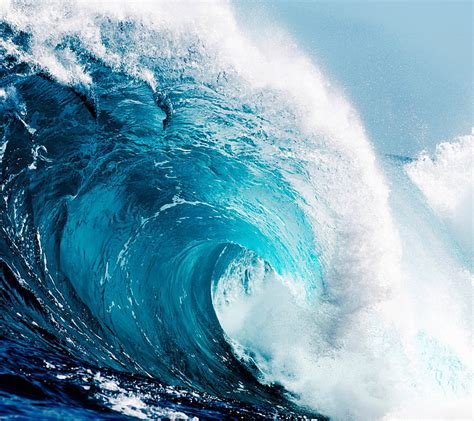 Hd Wallpaper Ocean Wave Landscape Nature Sea Waves Turquoise