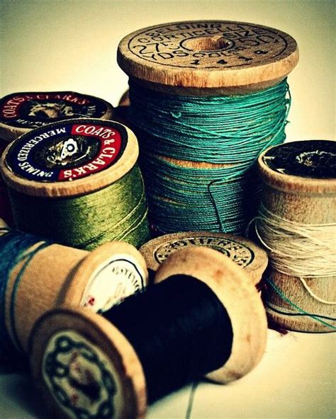 I Have This Thing For Old Spools Of Thread Vintage Sewing Notions