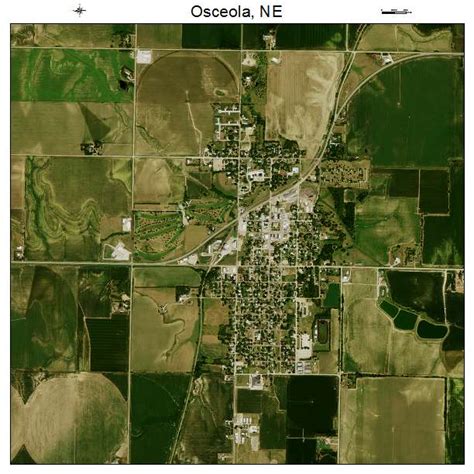 Aerial Photography Map Of Osceola Ne Nebraska