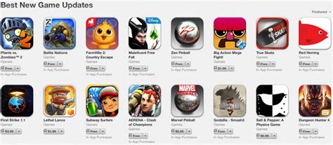 Apple Rolls Out Section For Best New Game Updates On App Store MacRumors