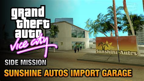 Gta Vice City Sunshine Autos Import Garage Grand Theft Auto Trophy