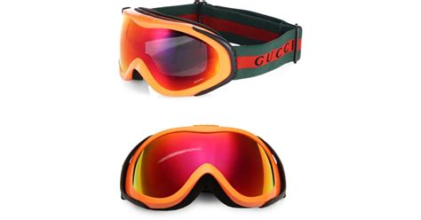 Gucci Ski Goggles In Orange For Men Lyst