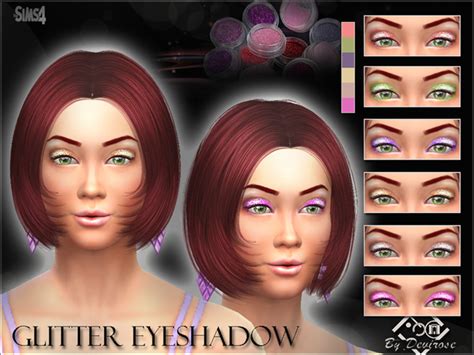 The Sims Resource Glitter Eyeshadows By Devirose Sims 4