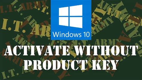 Activate Windows 10 Without Product Key Legitimately In 2018 Youtube