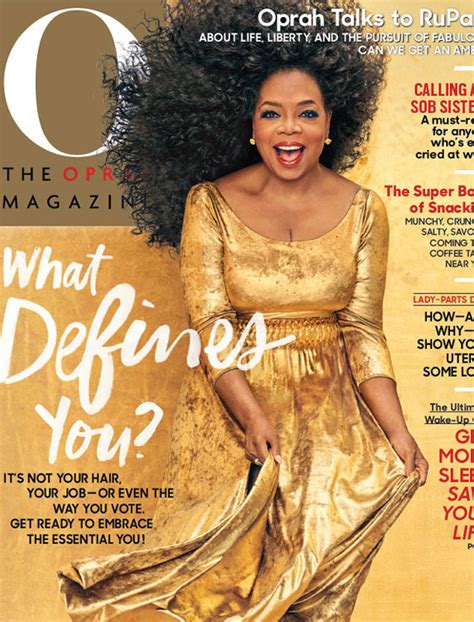 Oprah Winfrey Rocks Pink And Purple Hair On O The Oprah Magazine Cover