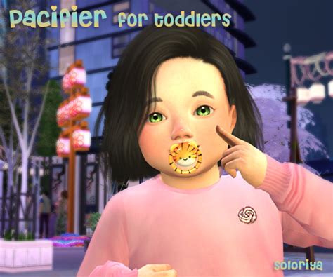 Soloriya Pacifier For Toddlers Accessory Sims 4