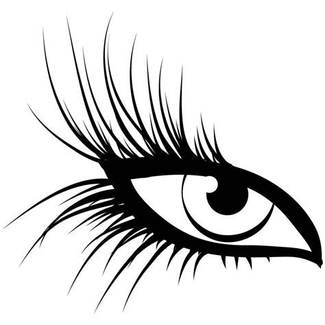Large Eye Lashes Wall Sticker Decal World Of Wall Stickers