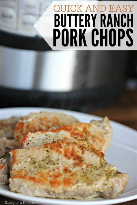 An easy and delicious instant pot pork chop recipe featuring a simple, savoury, and slightly sweet onion apple sauce. Instant Pot Boneless Pork Chops Recipe - Eating on a Dime