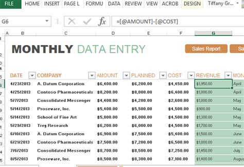 Fresher's trainee (batch wise) c. Monthly Sales Report And Forecast Template For Excel