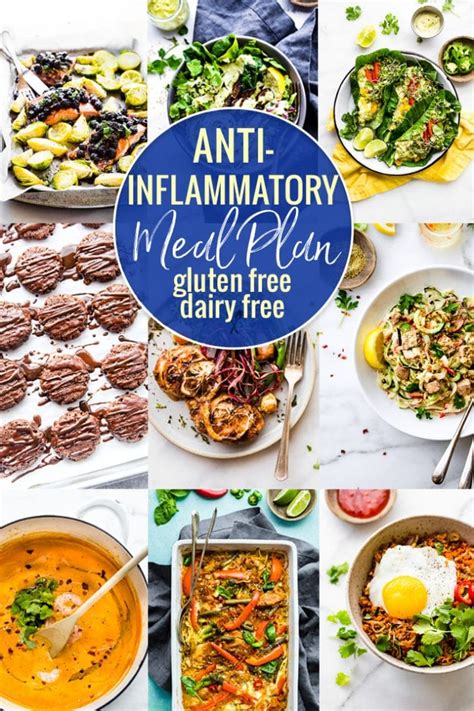 Anti Inflammatory Meal Plan Gluten And Dairy Free Recipes