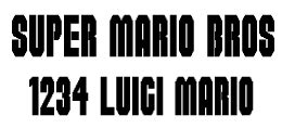 Fontes de Varios jogos do Mario
