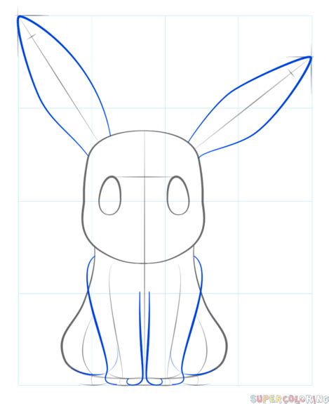 How To Draw Eevee The Pokemon Step By Step Drawing Tutorials