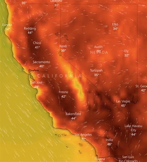 Wednesday through at least a heat advisory is also in effect tuesday through friday evening, as twenty of the state's 21 counties will be under some sort of heat warning or. California weather forecast: Excessive heat warning issued ...