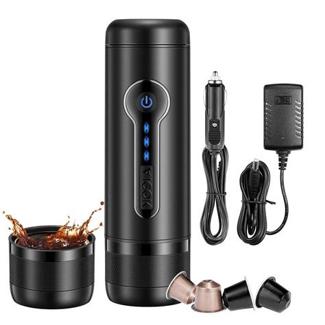 Personally, i invested at the time in a small hand coffee grinder. Instant coffee maker Portable Nespresso Capsule Machine Travel