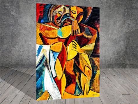 Pablo Picasso Friendship Cubism Canvas Painting Art Print Wall 742 Ebay
