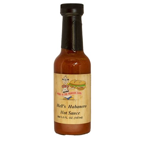 D&M Hell's Habanero Hot Sauce (F) - Deli and Meat Store of the North