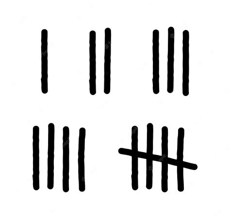 Premium Vector Tally Marks