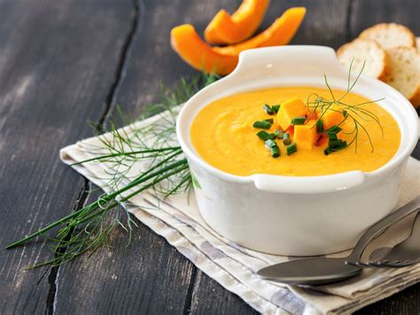 Velouté de potiron à la vanille Recette de Velouté de potiron à la