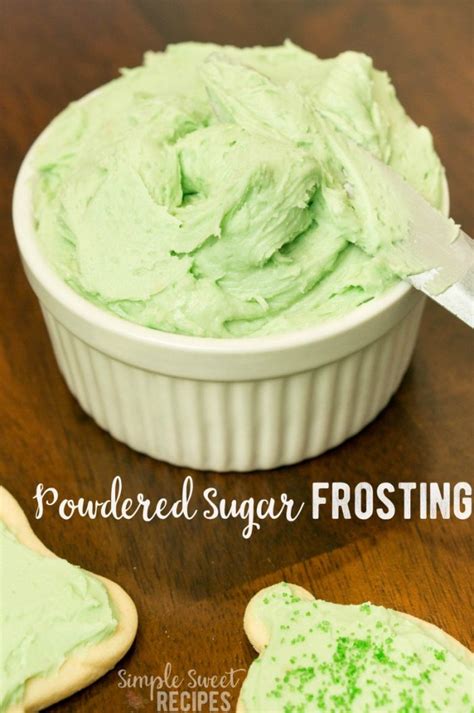 4 Ingredient Powdered Sugar Frosting Simple Sweet Recipes