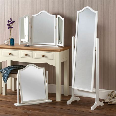 That's a bad choice, because the bright, cool light you may want to consider a makeup vanity table with a lighted mirror that swivels to give you just the right view of your face, or one which provides extra. White Dressing Table Mirror | Vanity Mirror