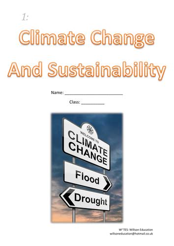Climate Change And Sustainability Teaching Resources