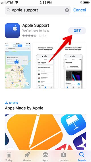 Now go to the app store and look for any free application. How to Make an Apple Store or Genius Bar Appointment