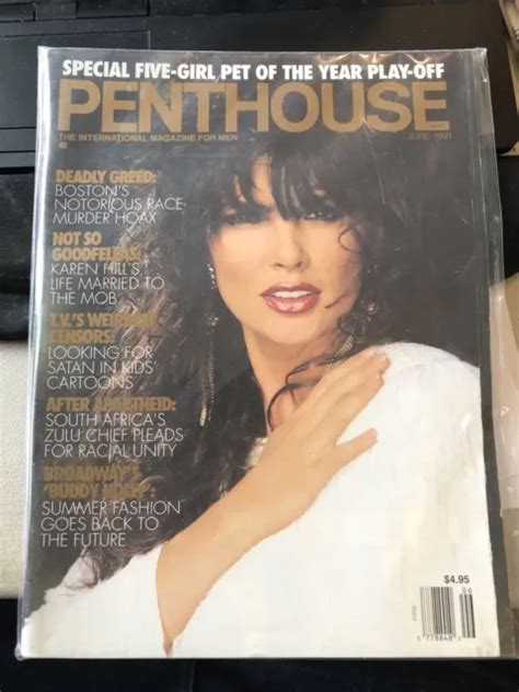 Penthouse Magazine June 1991 Wcenterfold Each Addl Mag Shipping150