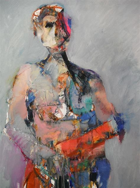 Abstract Figure With Pink Painting By Dan Boylan Fine Art America