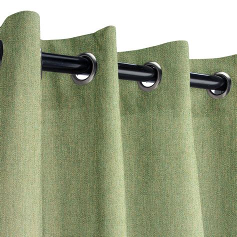 Sunbrella Canvas Fern Outdoor Curtain 50 In X 108 In W Old Copper