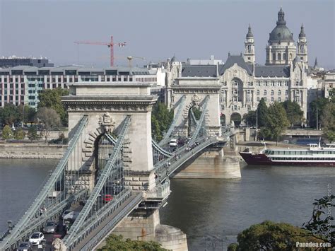 The Széchenyi Chain Bridge Over The Danube River