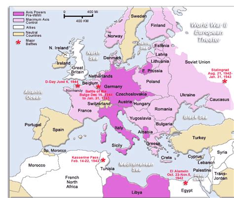 This Map Shows The Axis Powers Controlled Land Vs Where The Allied