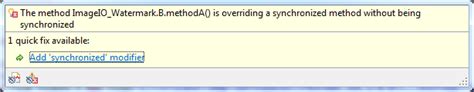 Server jre (server java runtime environment): Overriding synchronized methods in Java - Stack Overflow